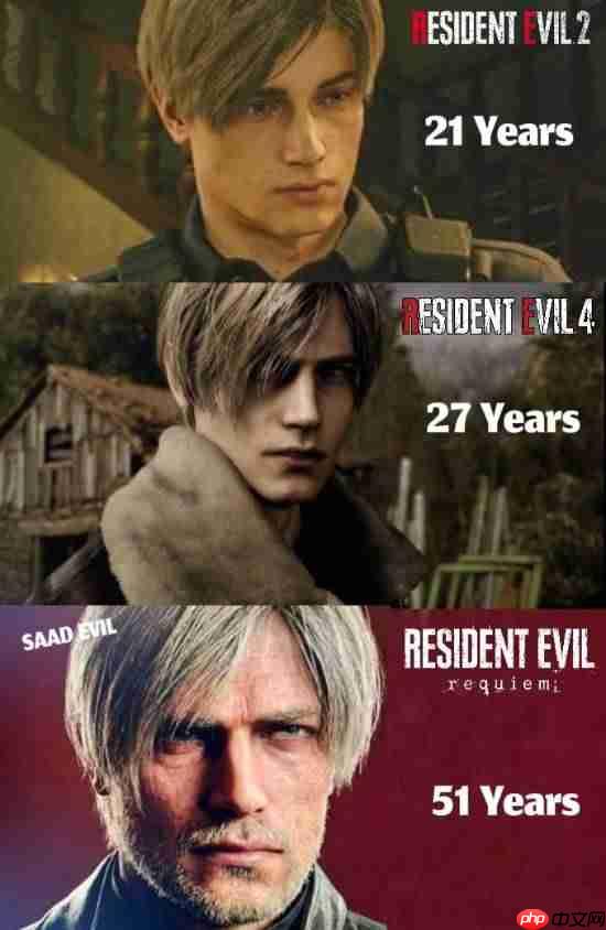 《生化9》实锤里昂回归？玩家盘点里昂衰老史