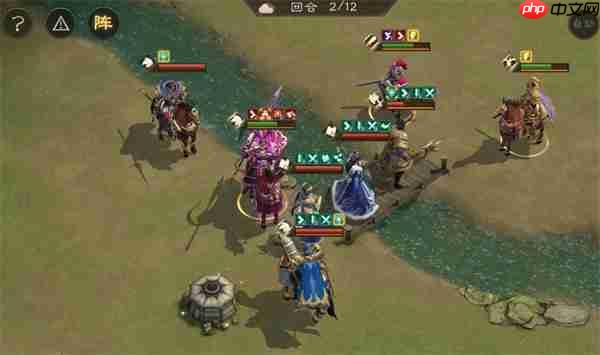 新三国志曹操传群之阵演16-3吕布打法