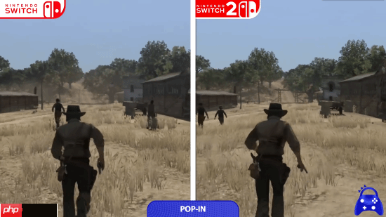 《荒野大镖客：救赎》NS和NS2画面对比：2K/60帧 加载超快