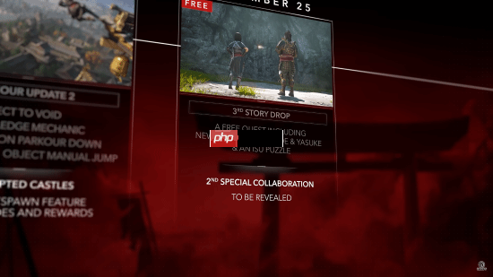 《刺客信条：影》明日免费更新：新剧情、新解谜、新技能和新联动！