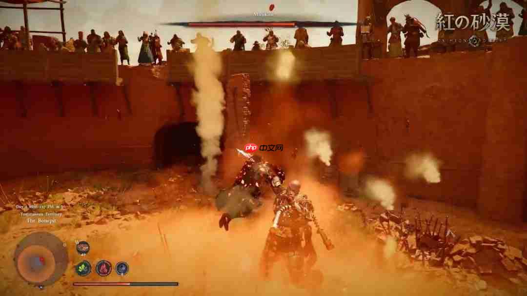 《红色沙漠》新战斗实机演示 大战Boss非常爽快