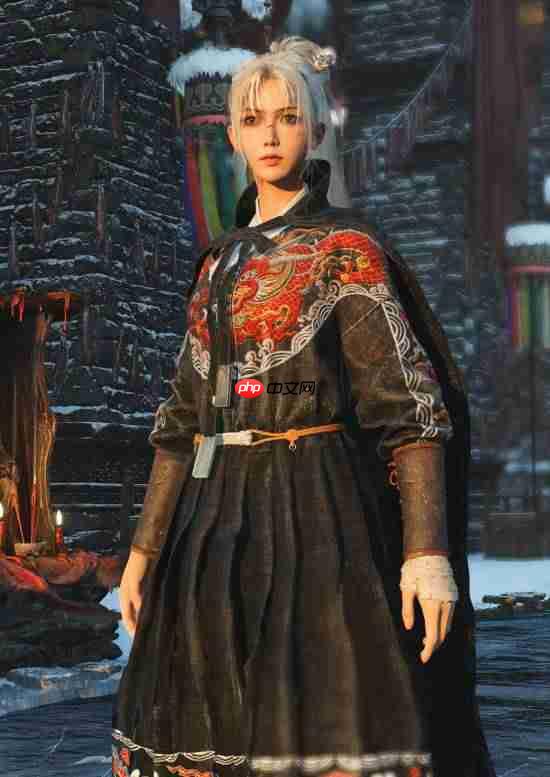 《明末》1.7补丁新增防具展示：鱼龙加身女侠威武