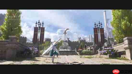 《洛奇英雄传：反抗命运》新作新视频！美女剑士游览壮丽城区