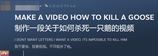 大鹅凶蛮已成国际玩家共识：老外也打不过《燕云十六声》的大鹅