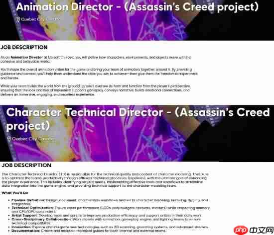 招聘信息暗示：育碧魁北克工作室似乎已着手开发全新《刺客信条》项目