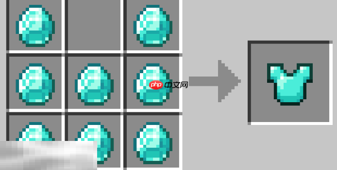 我的世界移动版铁胸甲怎么合成 材料获取与制作教程