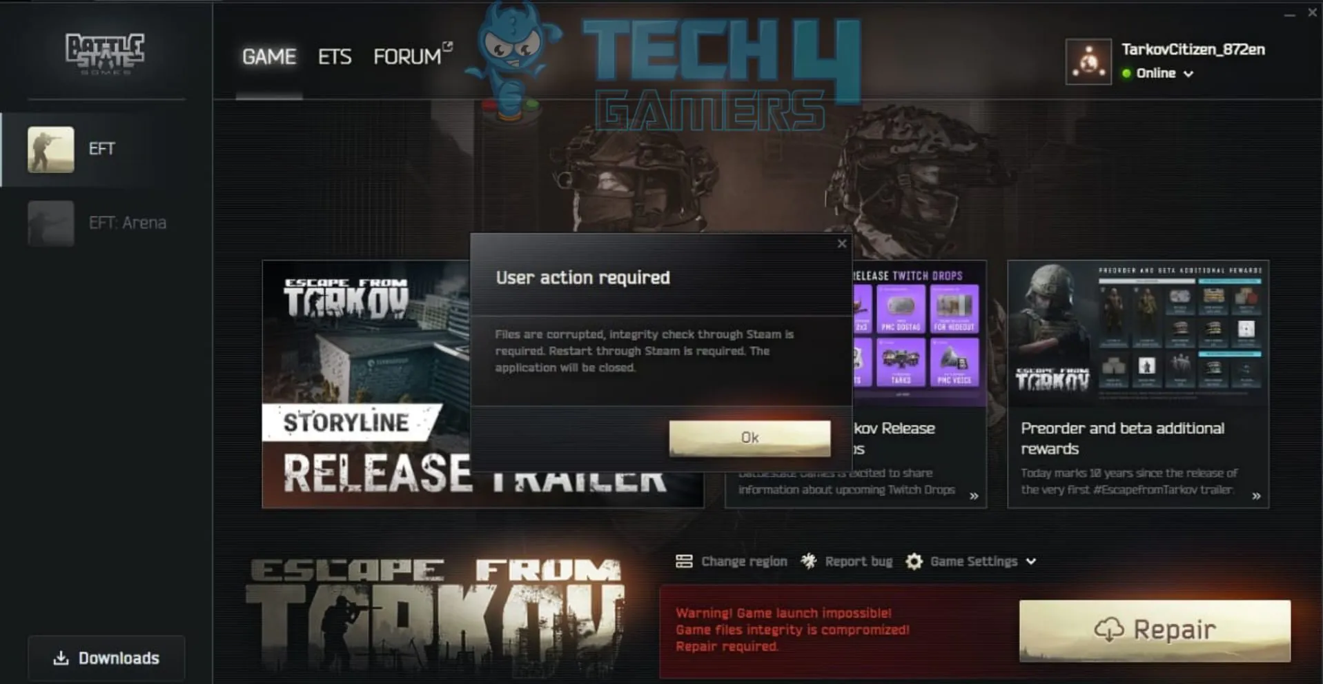 《逃离塔科夫》Steam差评如潮 根本进不去游戏