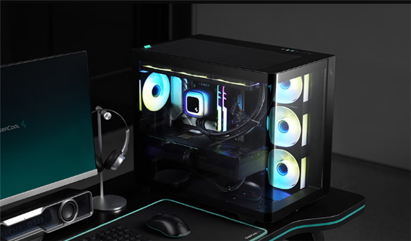 双仓结构！九州风神CG530U 4F曲面玻璃海景房机箱首发499元起